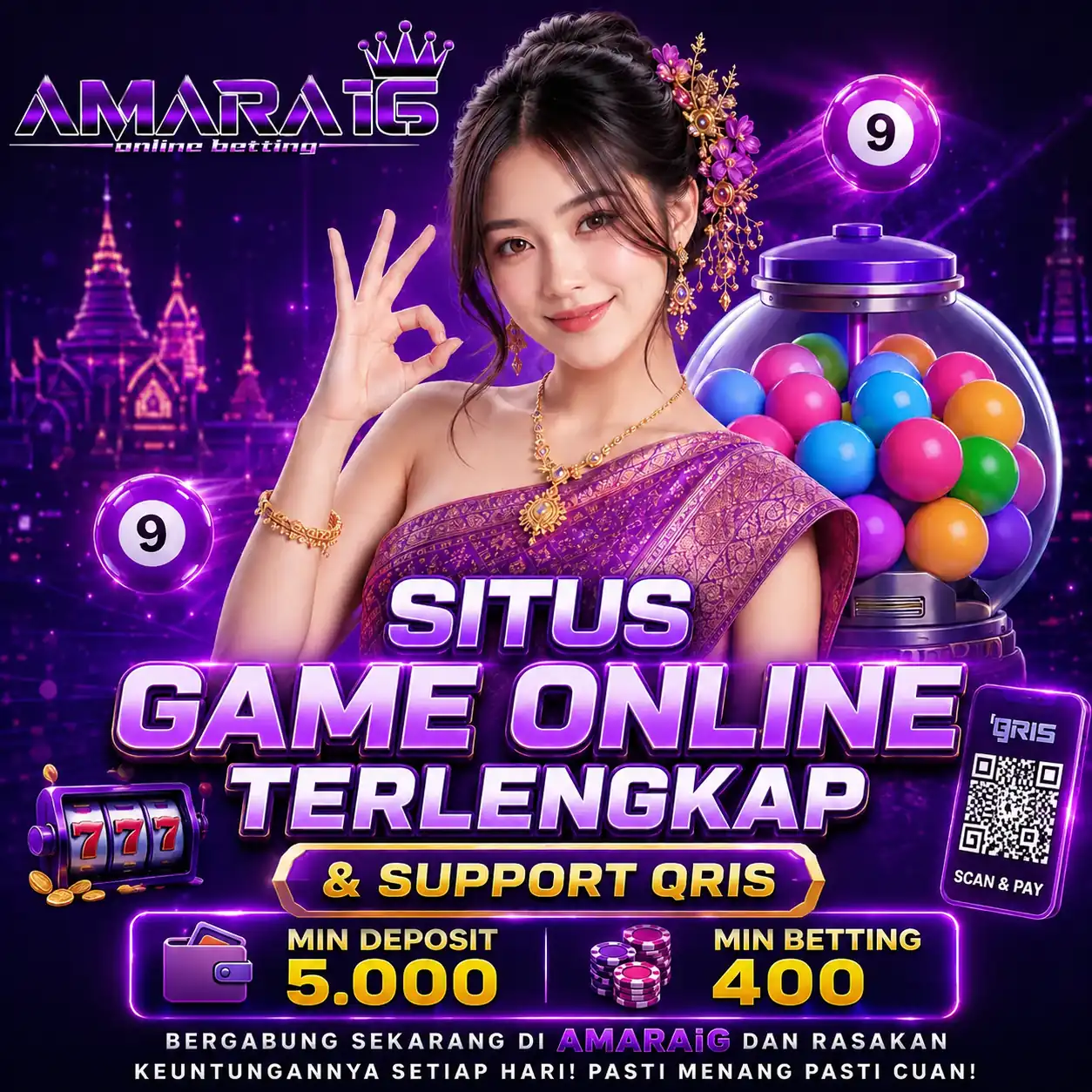AMARA16 - Situs Game Online Terlengkap & Support Qris